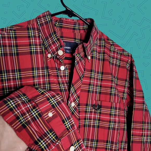 Fred perry flannel shirt Clearance